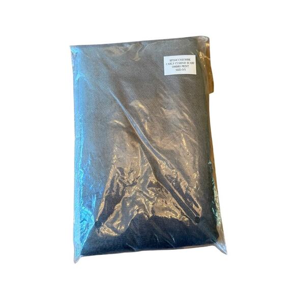 NWT Carly Cushnie Grey Horizon Ombré Scarf Wrap 45x75 $150 MSRP / 778B2 - Picture 3 of 5